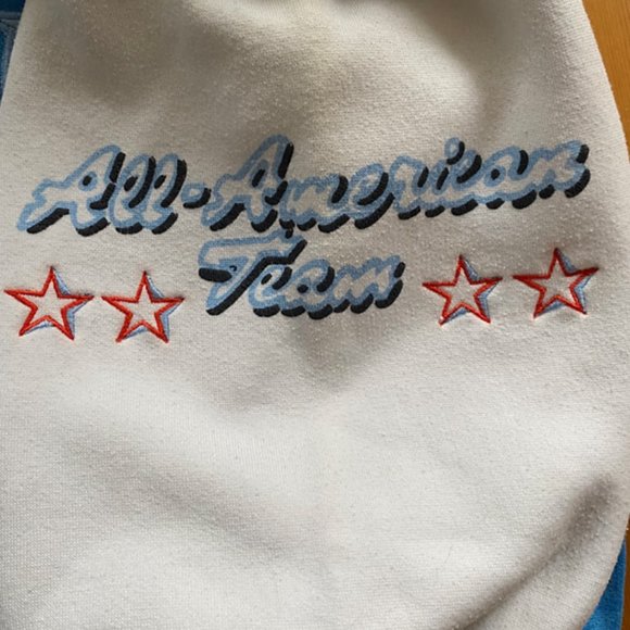 * RARE * Vintage Adidas Brunswick Blue Hawks - Picture 3 of 8